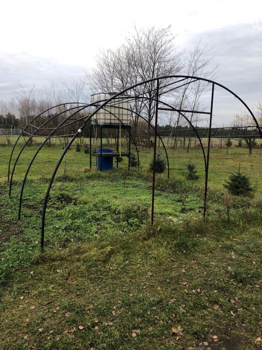 Tunel metalowy ogrodowy