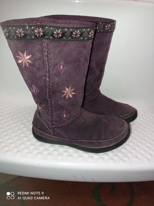 Фирменные демисапожки 30р замш