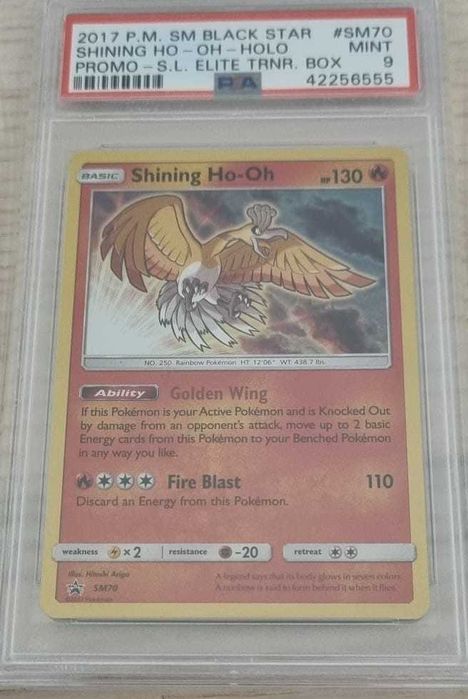 Pokemon PSA 9 Shining Ho-Oh
