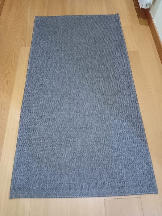 2 Carpetes cinza 80x1,50
