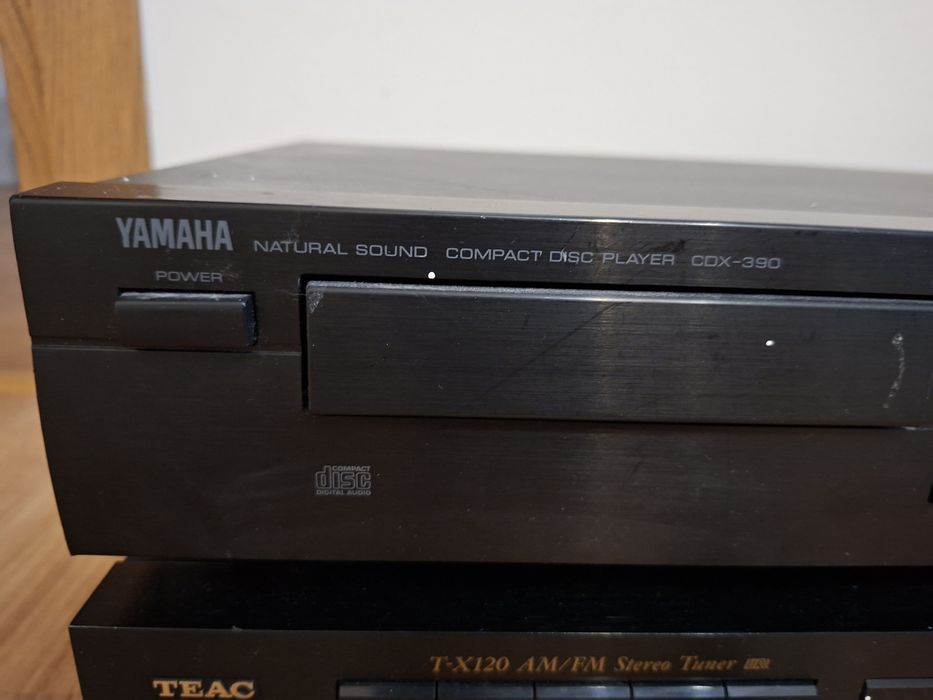 Zestaw TEAC TX-120 + Yamaha CDX-390 – tuner + odtwarzacz CD
