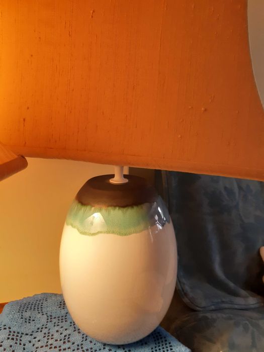 Candeeiros Vintage Porcelana  Chão  Mesa Madeira  Ferro Abatjours Seda