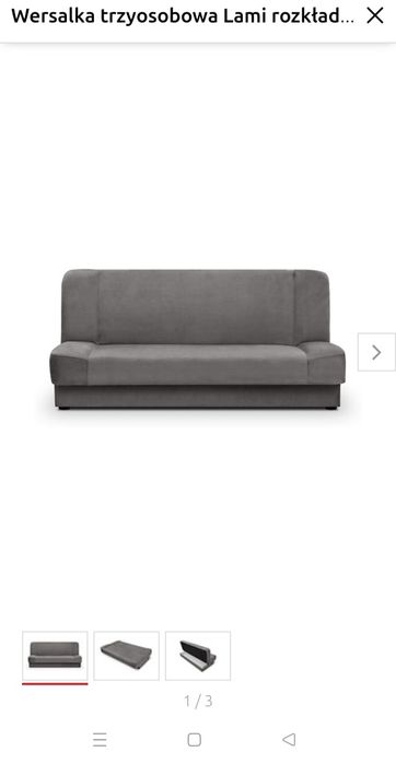 Wersalka na sprężynie bonell