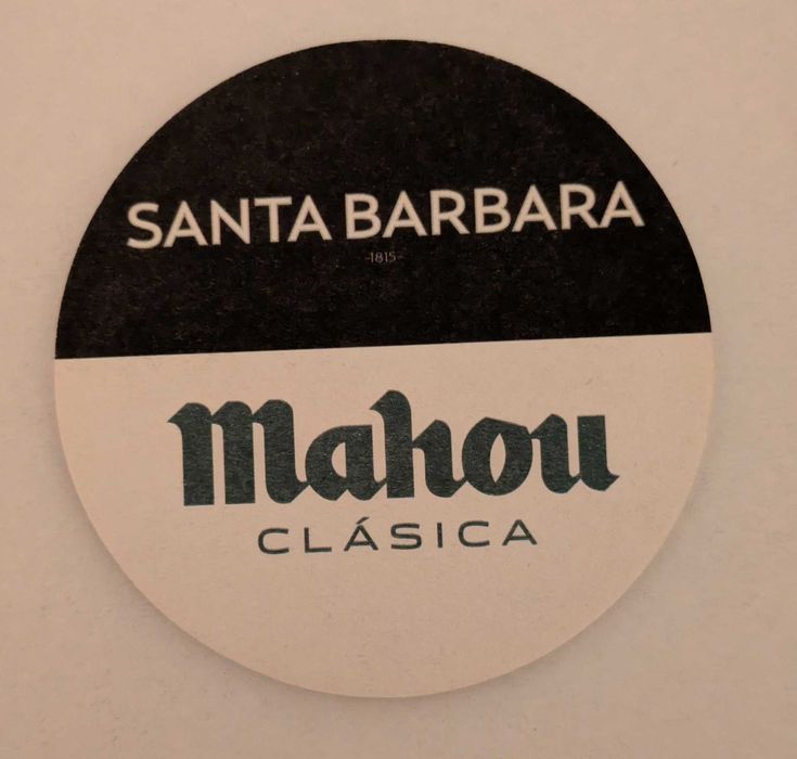 Base para copos - MAHOU - Santa Barbara