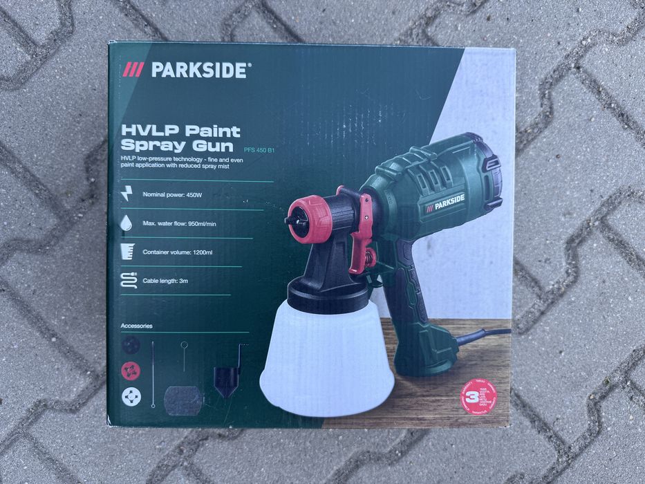 Pistolet do malowania Parkside HVLP Paint