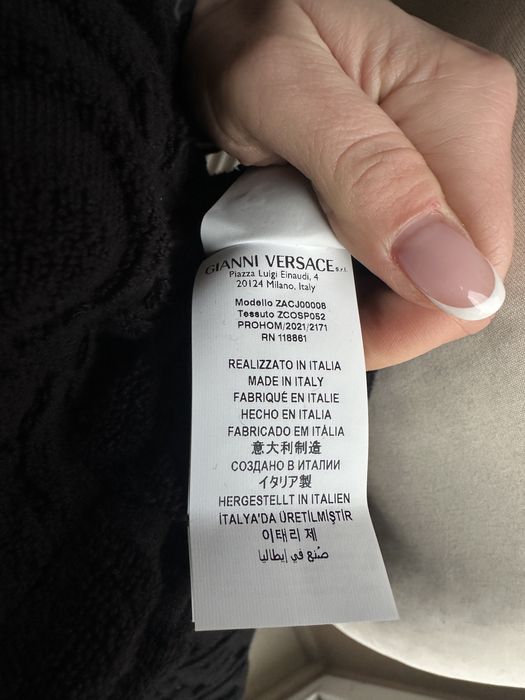 Bath robe premium vitkac farfetch versace gianni Old money