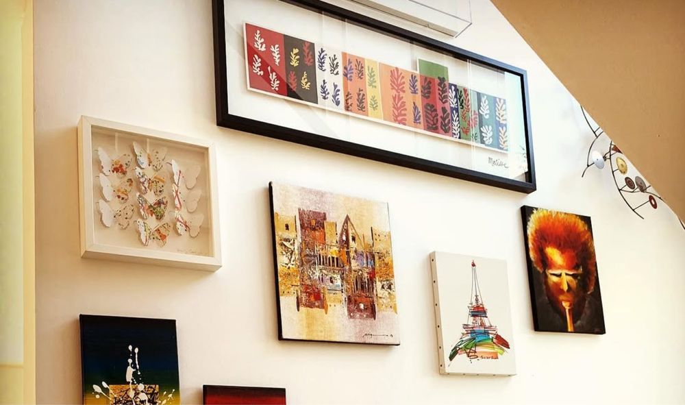 Quadro impressao de arte de Henri Matisse “Composition Les Velours”