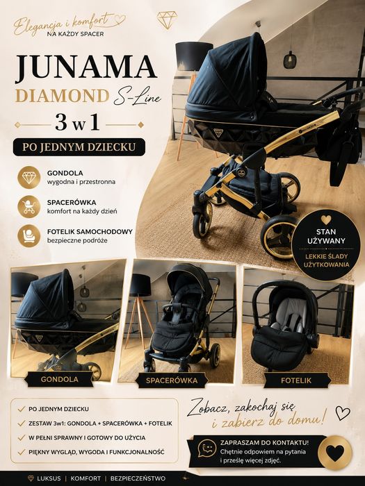 Wózek Junama Diamond S-Line