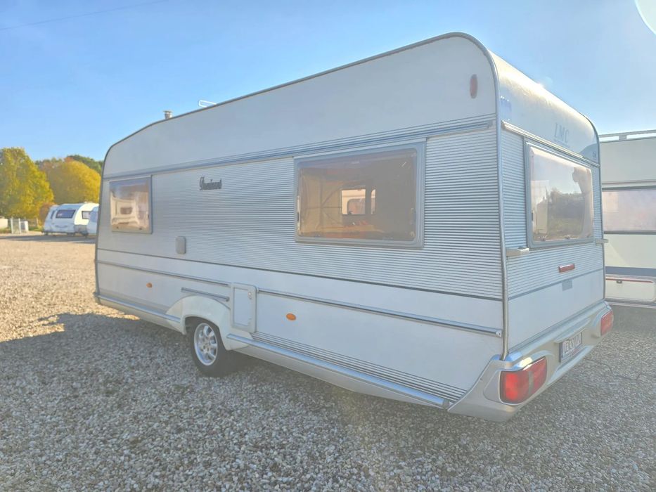 Wilk 500 namiot WC przyczepa kempingowa camping DOSTAWA hobby knaus fendt tabbert  2004rok LMC 510 z tapczanami namiot Przyczepa kempingowa DOSTAWA hobby