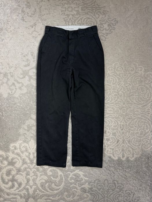 Klasyczne Spodnie Dickies Small Logo Skate Fit: S/M 37 pas 98 długość  Posiada zabrudzenia