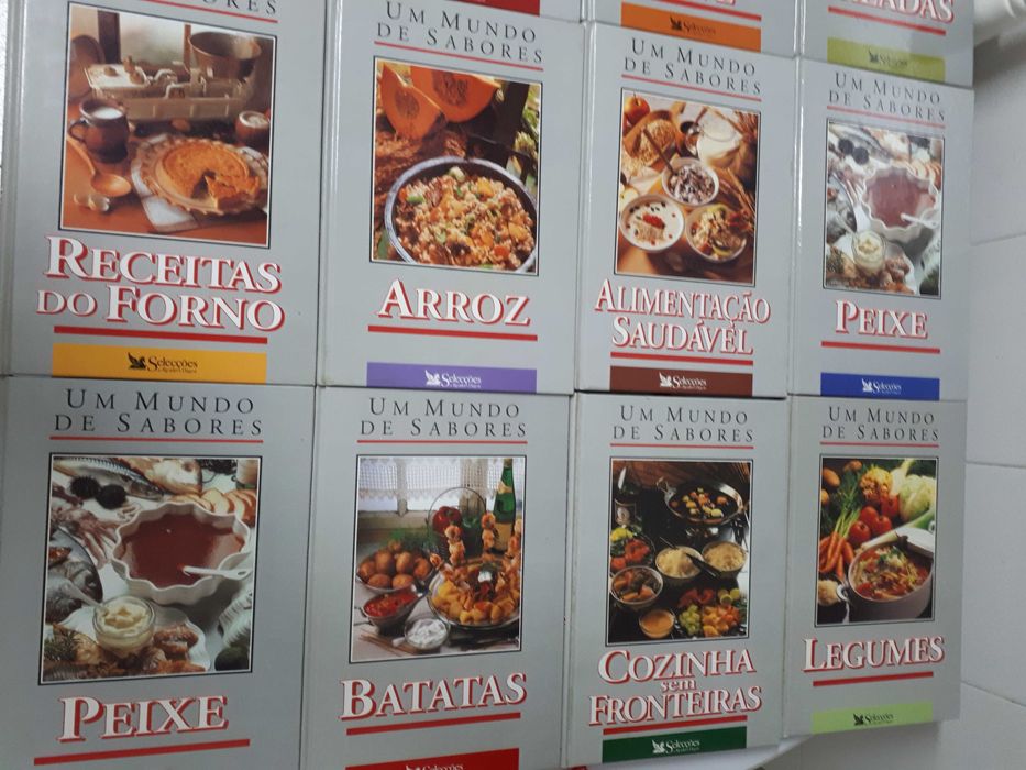 Um mundo de sabores colecção completa 16 volumes
