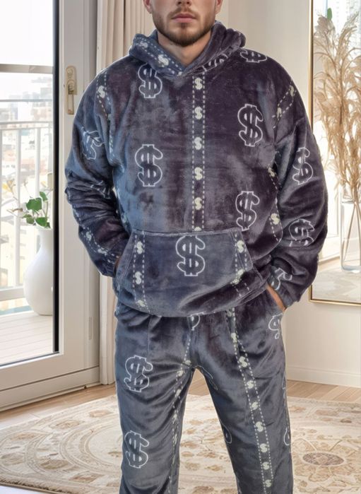 Чоловіча тепла піжама кенгуру унісекс чоловік жінка