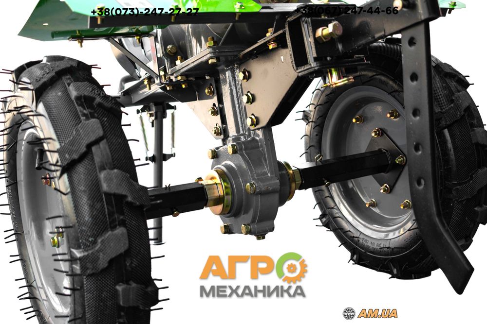 Мотоблок бензиновий АМ 105-3Б колеса 10"