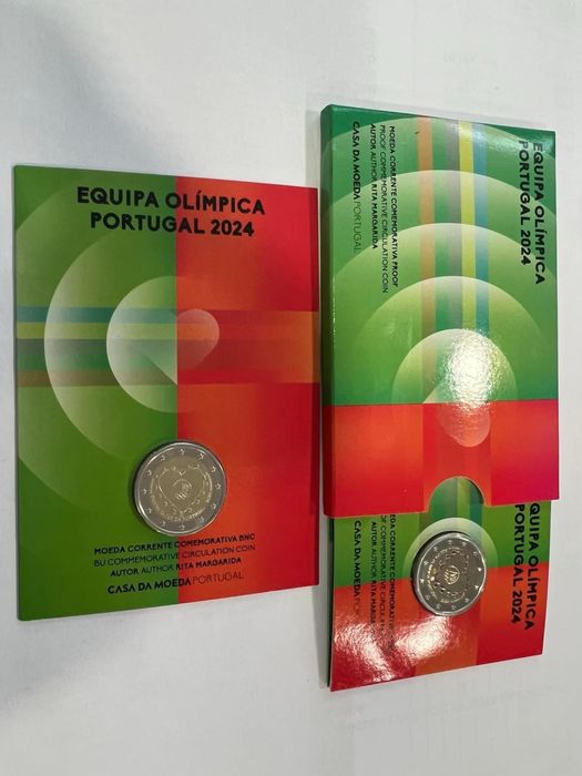 Moedas Equipa Olímpica - Proof + BNC