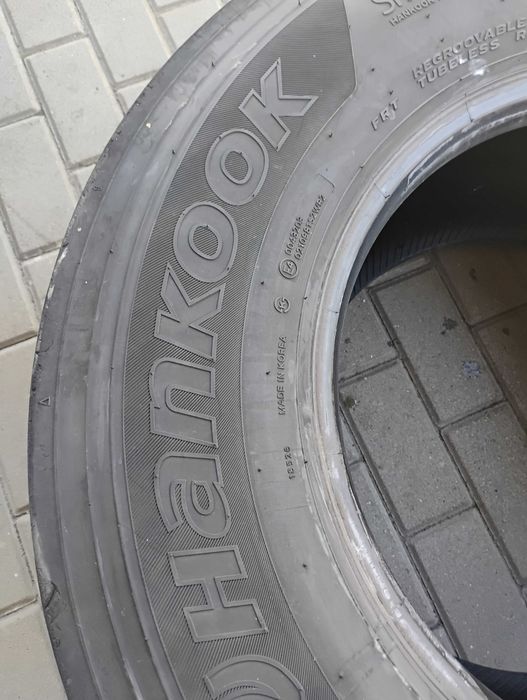 2 szt idealne 385/55R19.5 Hankook 2021 rok bieżnik 85%  bez napraw