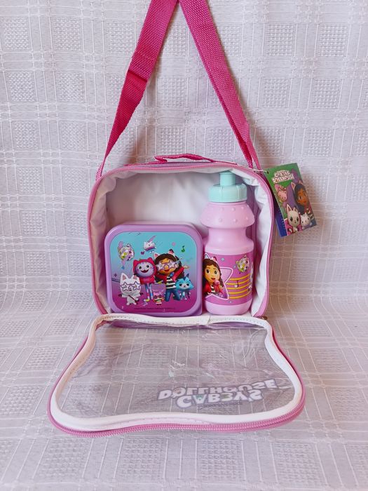 Zestaw śniadaniowy z torebką, nowy