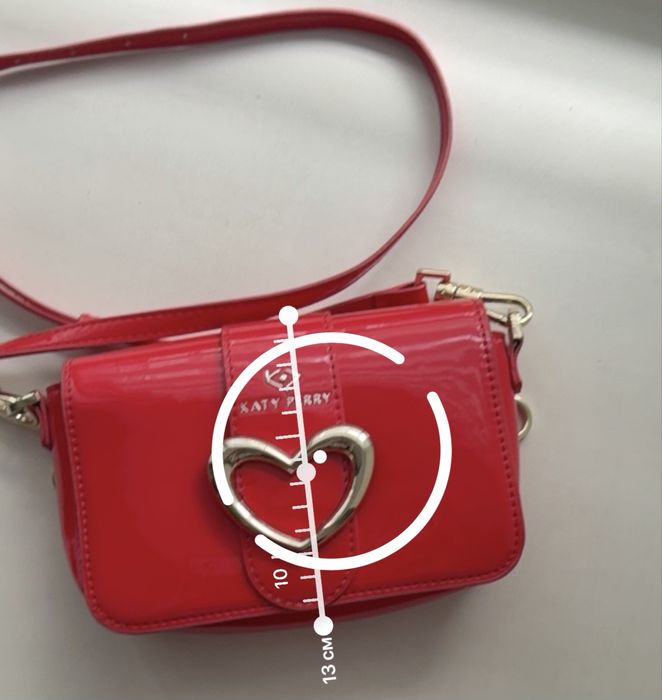 Маленька червона сумка Handbag Katty Perry
