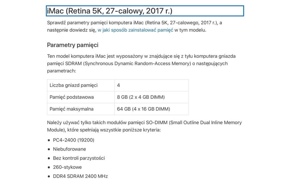 Dwie kostki pamięci RAM 4 GB 1RX16