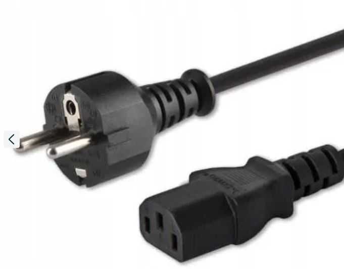 15 x Kabel zasilający atx do komputera, ups, tv od 1-2 metrów