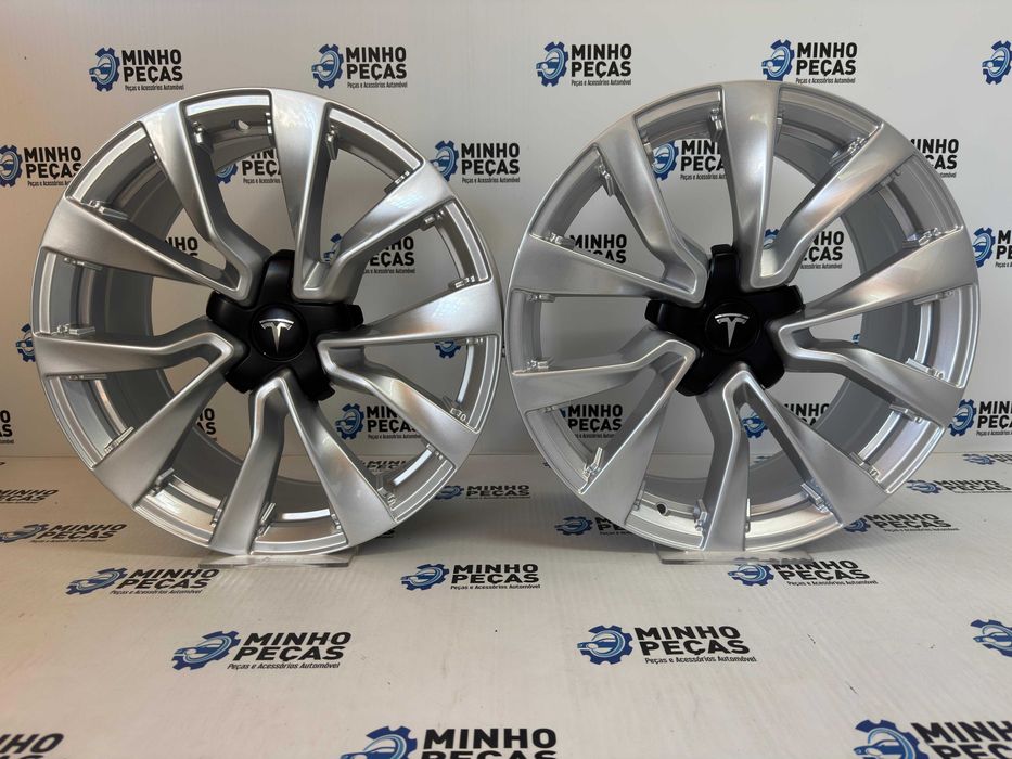 Jantes look Tesla em 19 (5x114.3) Silver