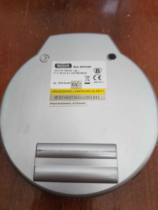 Discman Watson MCD7560 odtwarzacz CD MP3