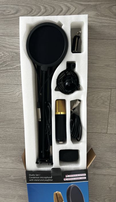 Pack Estúdio c/ Microfone Condensador