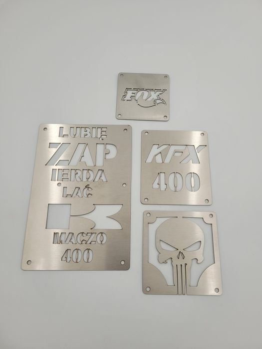 Tabliczki na quada Yamaha Suzuki Honda LTZ Raptor i inne