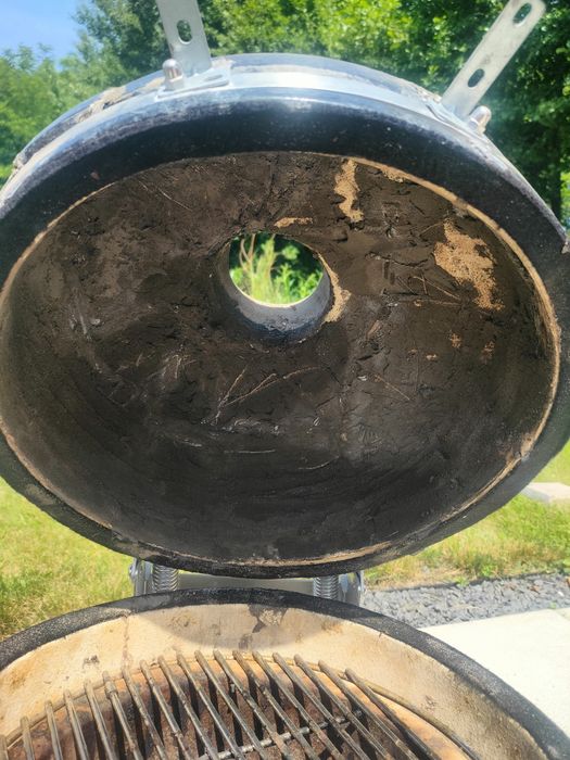 Grill  kamado węglowy duży ceramiczny  ruszt 34,5 cm