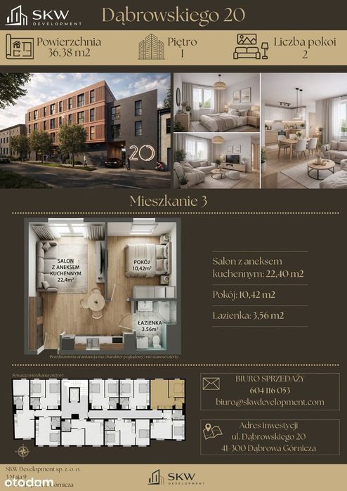 Mieszkanie na sprzedaż Dąbrowa Górnicza - centrum