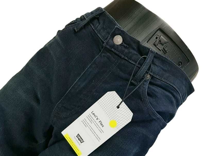Męskie jeansy Levi's 511 -Slim Stretch nowe oryg. Levis Flex - W33/L30