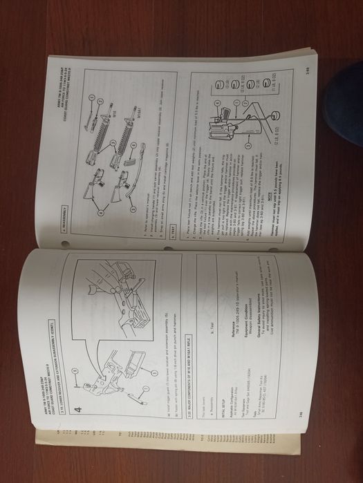 Livro manual técnico carabina M16