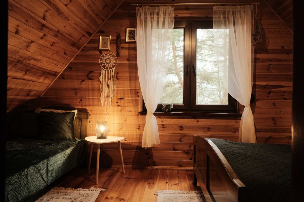 Dom nad jeziorem Kaszuby Sauna Balia na 2 rodziny