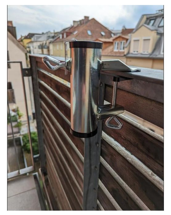 sztuk parasol wspornik balkonowy ocynkowany pogrubienie styl 25-38mm,