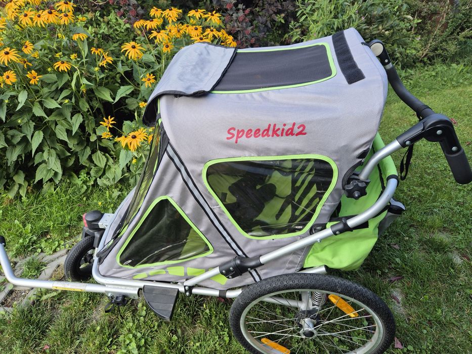 Przyczepka rowerową dla dziecka Qeridoo Sportex 2