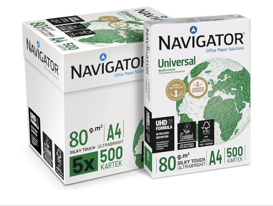 Papel navigator caixa de 5 resmas