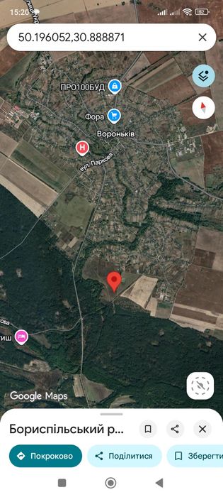 земельна ділянка Вороньків
