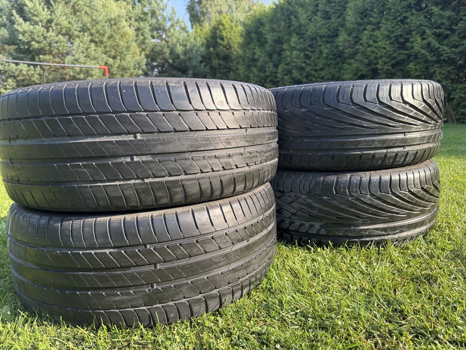 4 opony letnie 225/50 R17 – Michelin + Uniroyal – stan bdb,
