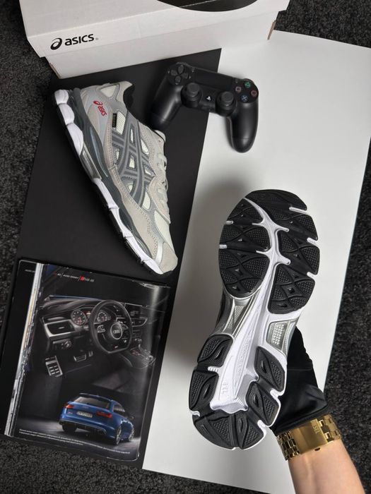 Чоловічі кросівки асікс гель нік ASICS GEL- NYC GTX Ash Grey Metallic [41-46]