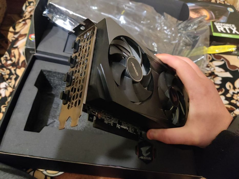 Продам свою RTX 3060 TI Aorus Elit v2