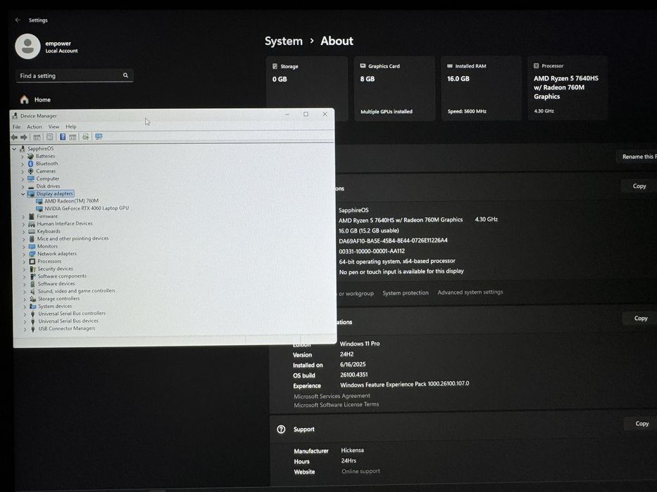 Legion Lenovo Slim 5 16aph8