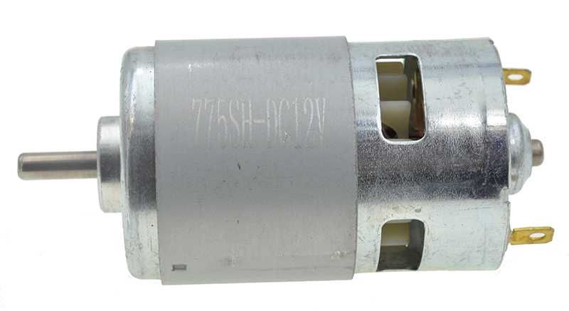 Двигатель шуруповерта 12В (12V) (d44мм, h94мм, вал d5мм), шур153