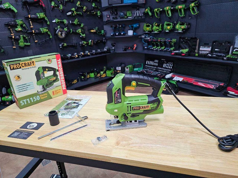 Лобзик Электролобзик ProCraft ST1150 Лазер Подсветка Медная Обмотка