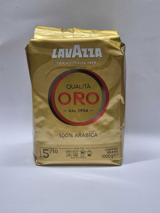 Oryginalna Lavazza qualita Oro 1 kg ziarnista bez polskich napisów