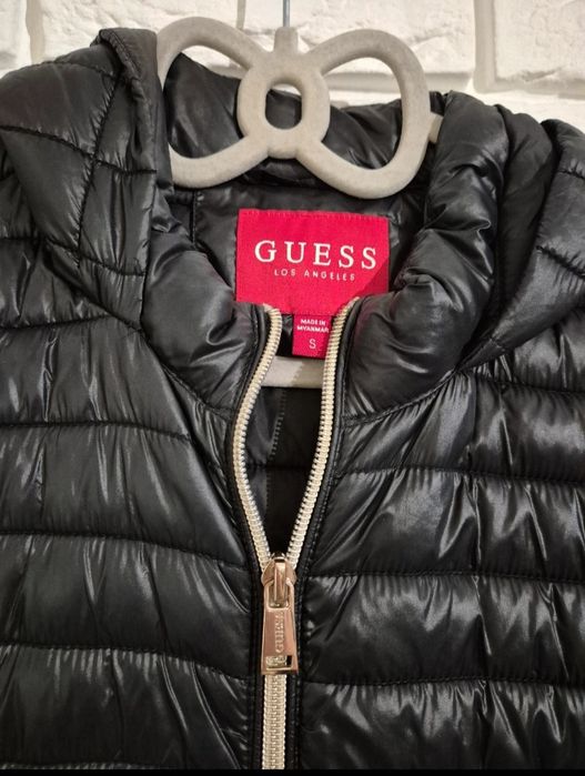 Kurtka z kapturem wiosenna jesienna Guess S