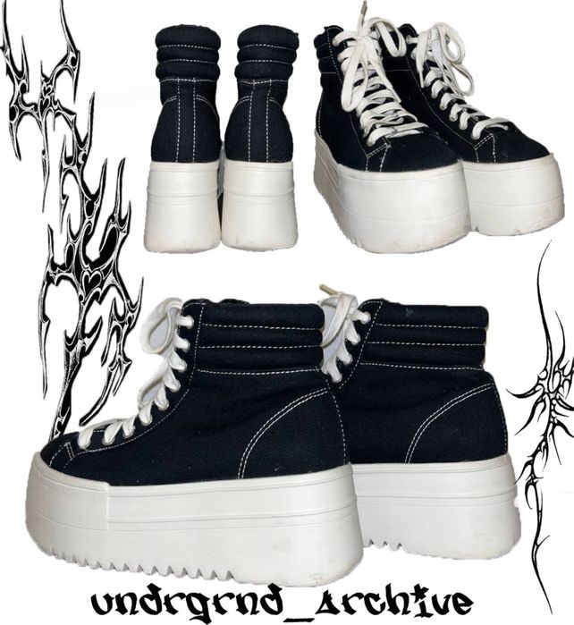 Кеди Bershka Platform HIGH-TOPS