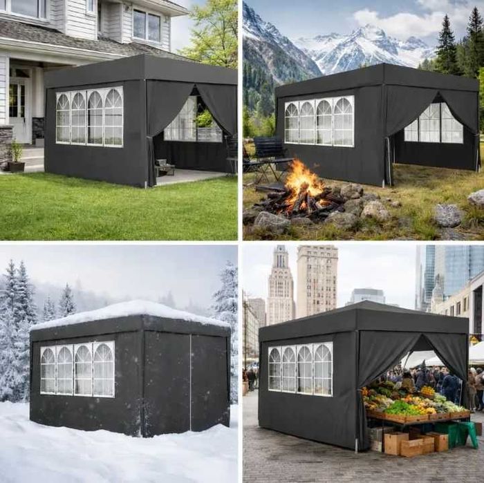 Садовий павільйон торговий намет альтанка палатка торговая 3х3 м и 3х4