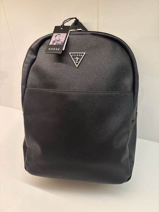 Plecak skórzany guess new casual 42’ all day 3 komory
