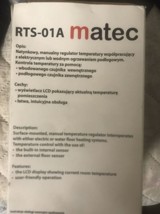 Matec RTS - 01A sterownik