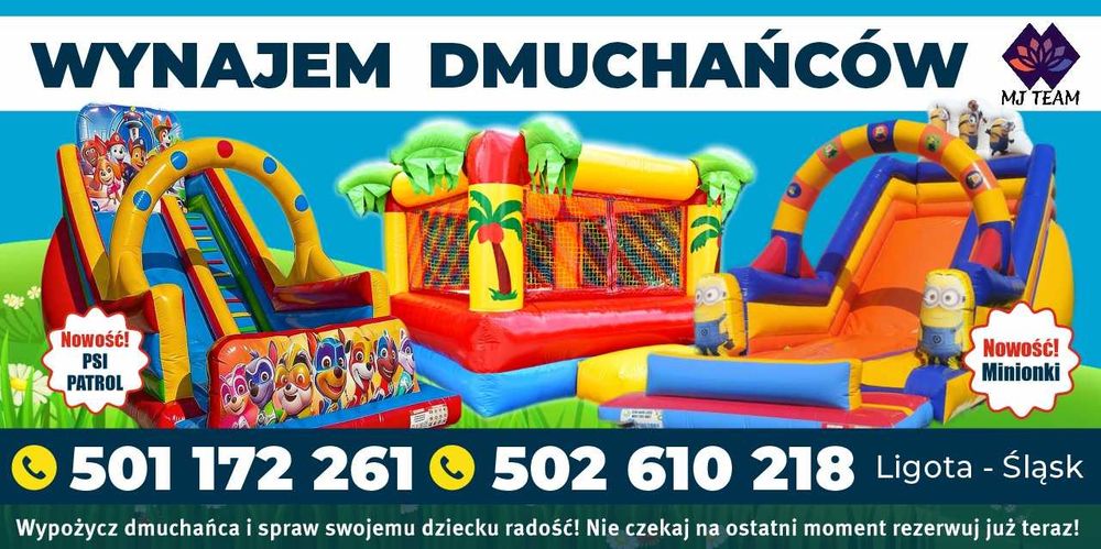 Wynajem Dmuchańca – Zjeżdżalnia