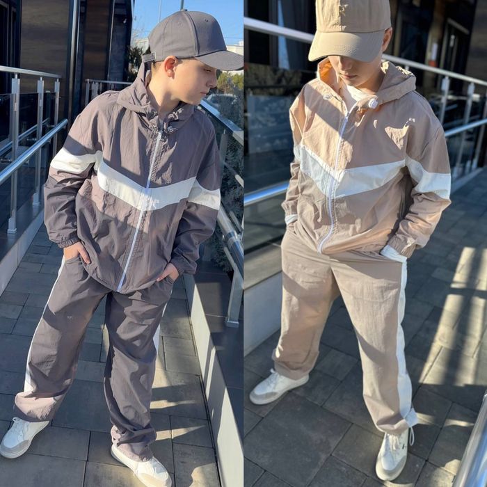 Детский спортивный костюм из плащевки/Дитячий спорт костюм з плащівки